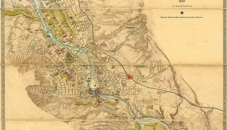 Old maps of tbilisi
