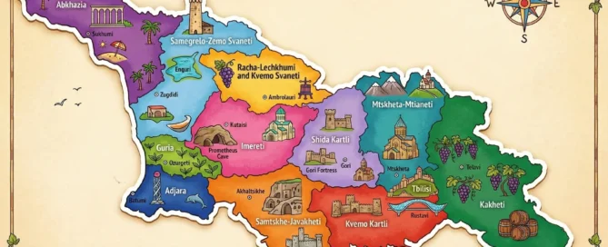 travel in Georgia map